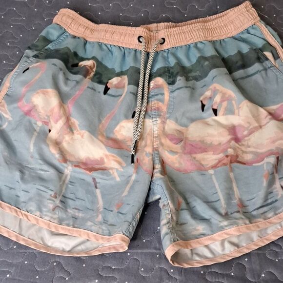 Maamgic flamingos swim trunks size large - Picture 1 of 6